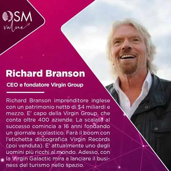 Sir Richard Charles Nicholas Branson: il fondatore della Virgin Group