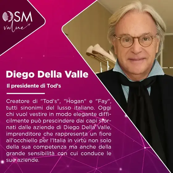 Diego Della Valle: il Ceo e fondatore di Tod’s