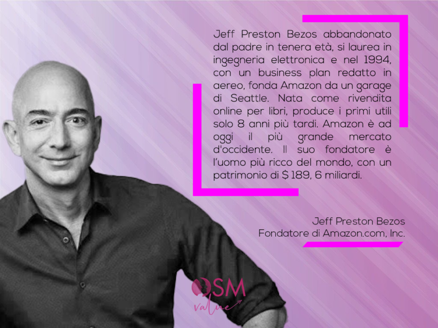 Jeff Bezos, fondatore di Amazon
