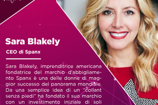 Sara Blakely imprenditrice e fondatrice del marchio Spanx