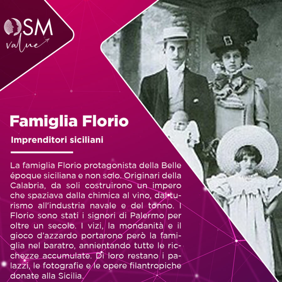 La famiglia Florio, i mitici imprenditori siciliani