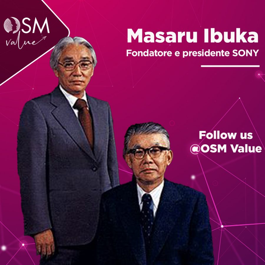 Masaru Ibuka l’inventore geniale che ha cambiato radicalmente l'industria elettronica giapponese, fino a farla diventare il colosso tecnologico