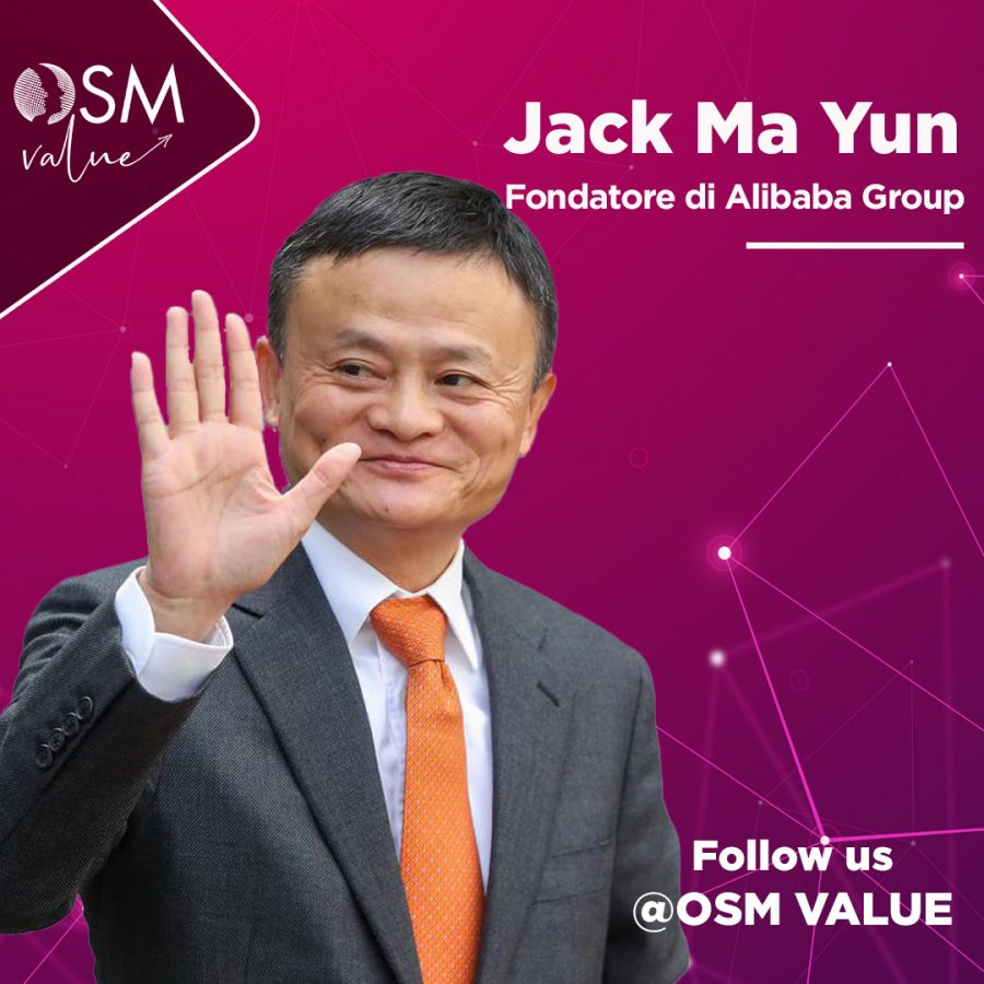 Jack Ma da semplice professore d’inglese a uno degli uomini più ricchi del pianeta grazie al suo portale di e-commerce Alibaba.